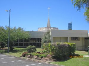 The Skyline from Surfers Paradise Anglican Church on a nice sunny day